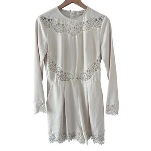 Zimmermann Ivory Lace Romper